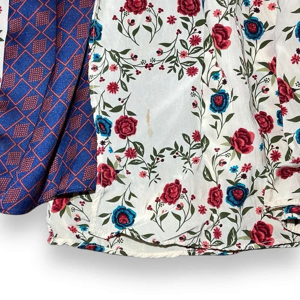 Sandro Paris Dua Asymmetric Patchwork Maxi Skirt Small‎ - Picture 14 of 14